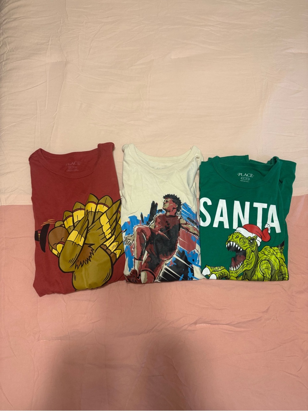 The Children's Place Graphic Long Sleeve Tee Bundle (Size 10-12)